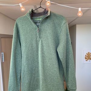 Green Comfy Quarter Zip